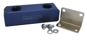 Billet Log Type Fuel Block -10ORB AF452-10