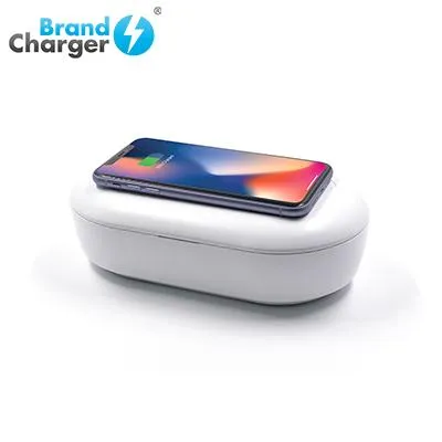 BrandCharger 2-in-1 Smart UV Sterilizer with Wireless Charger