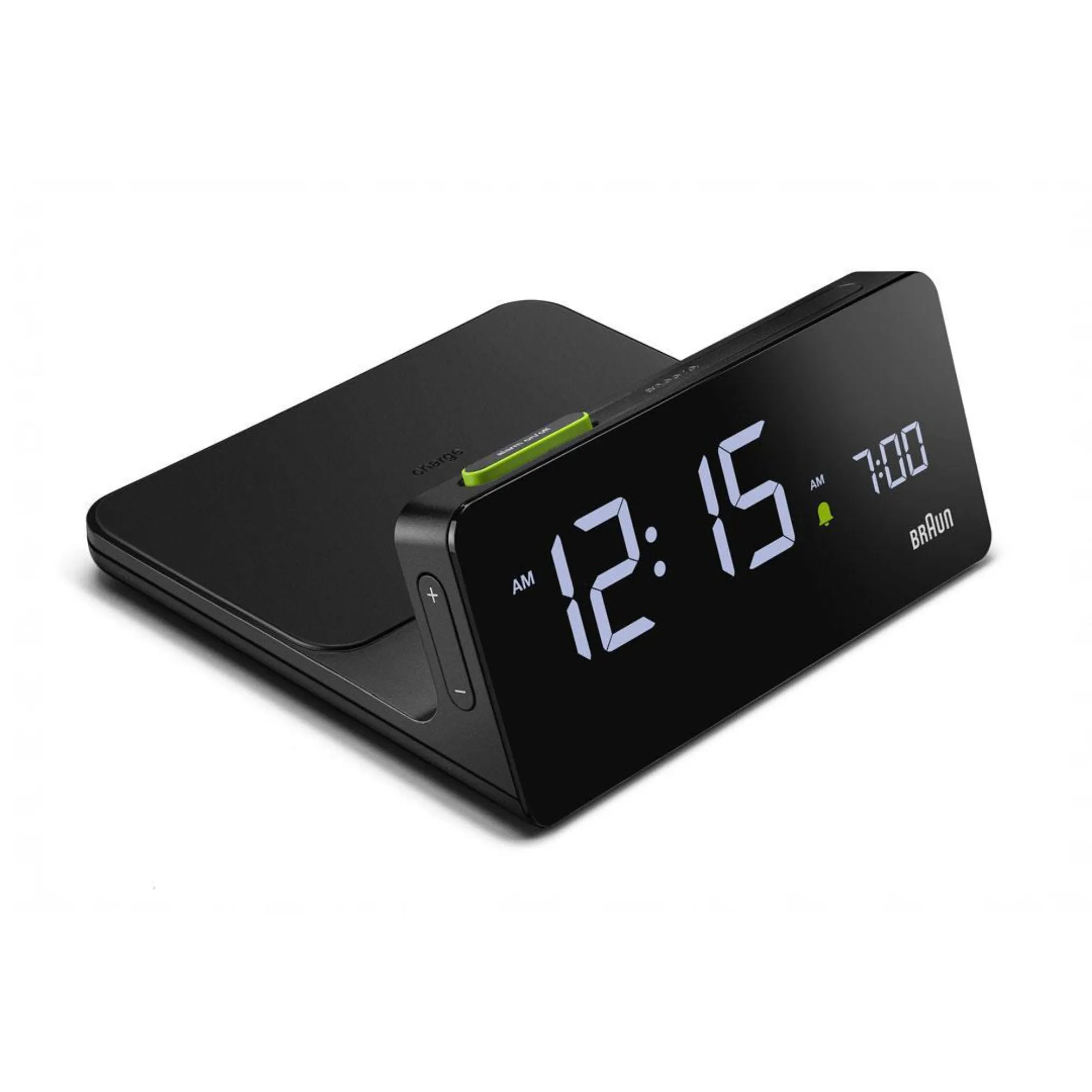 Braun BC21 Alarm Clock with Wireless Charger