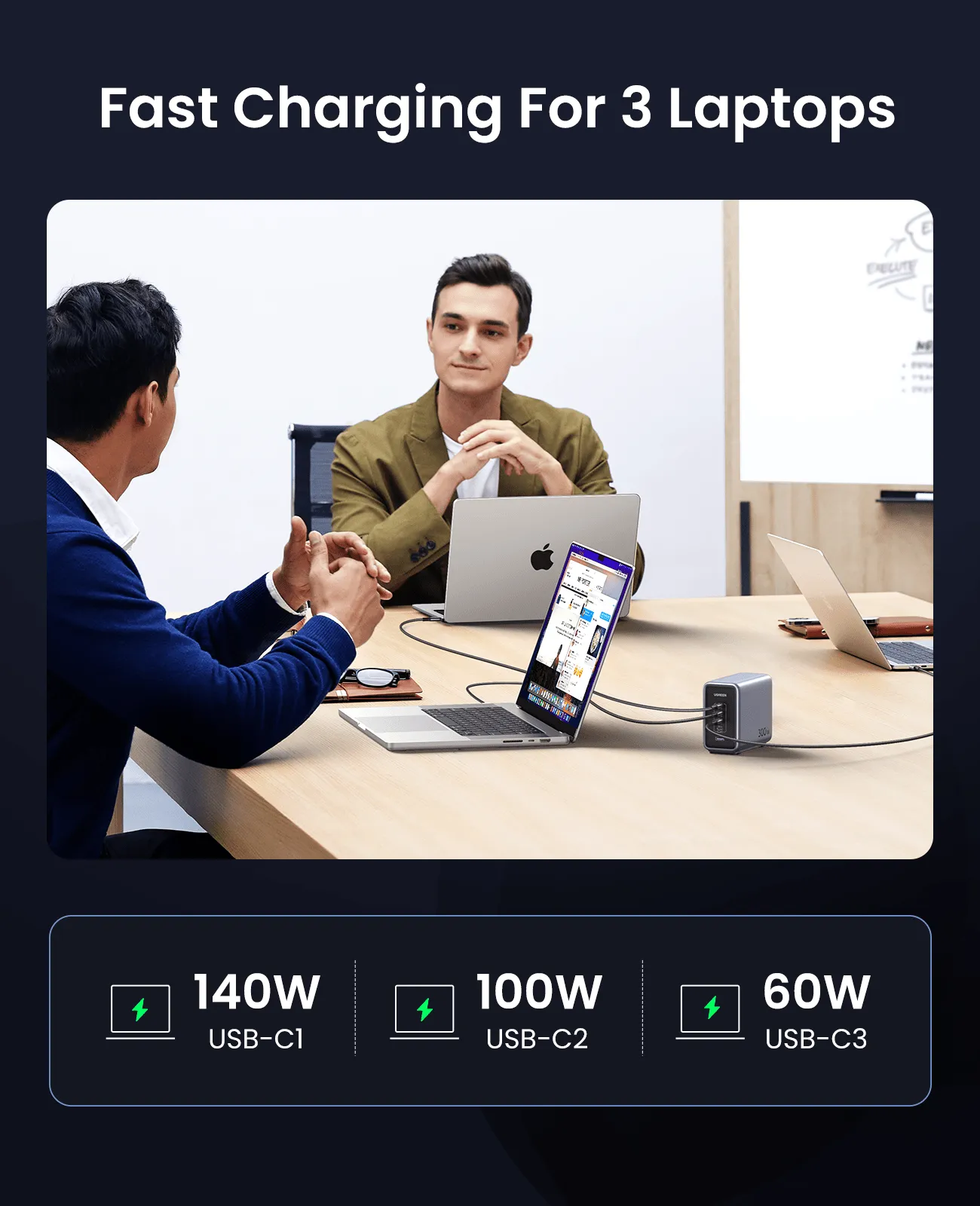 (Bundle) Nexode 300W Charger   240W 6FT USB-C Cable