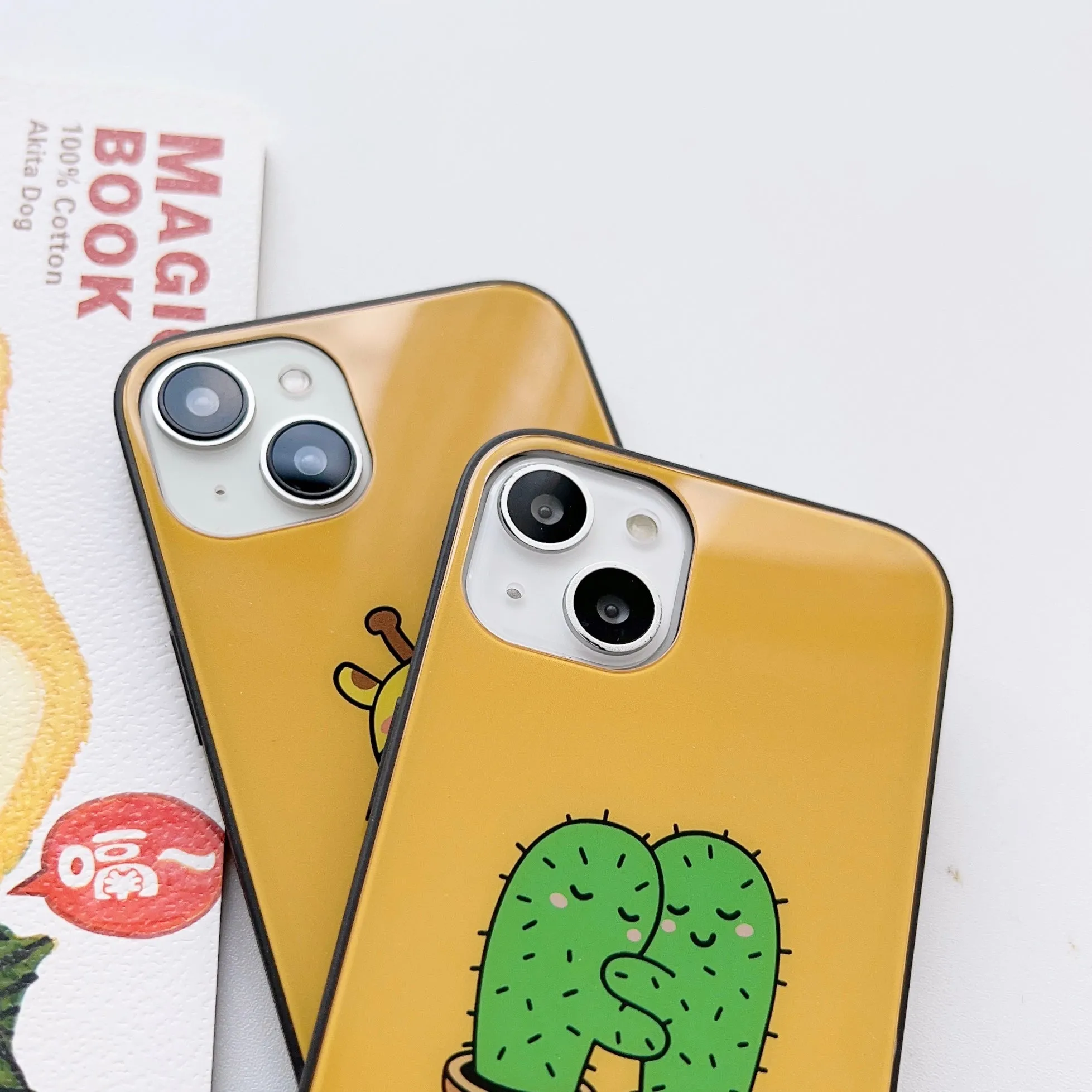 Cartoon Glass Phone Case