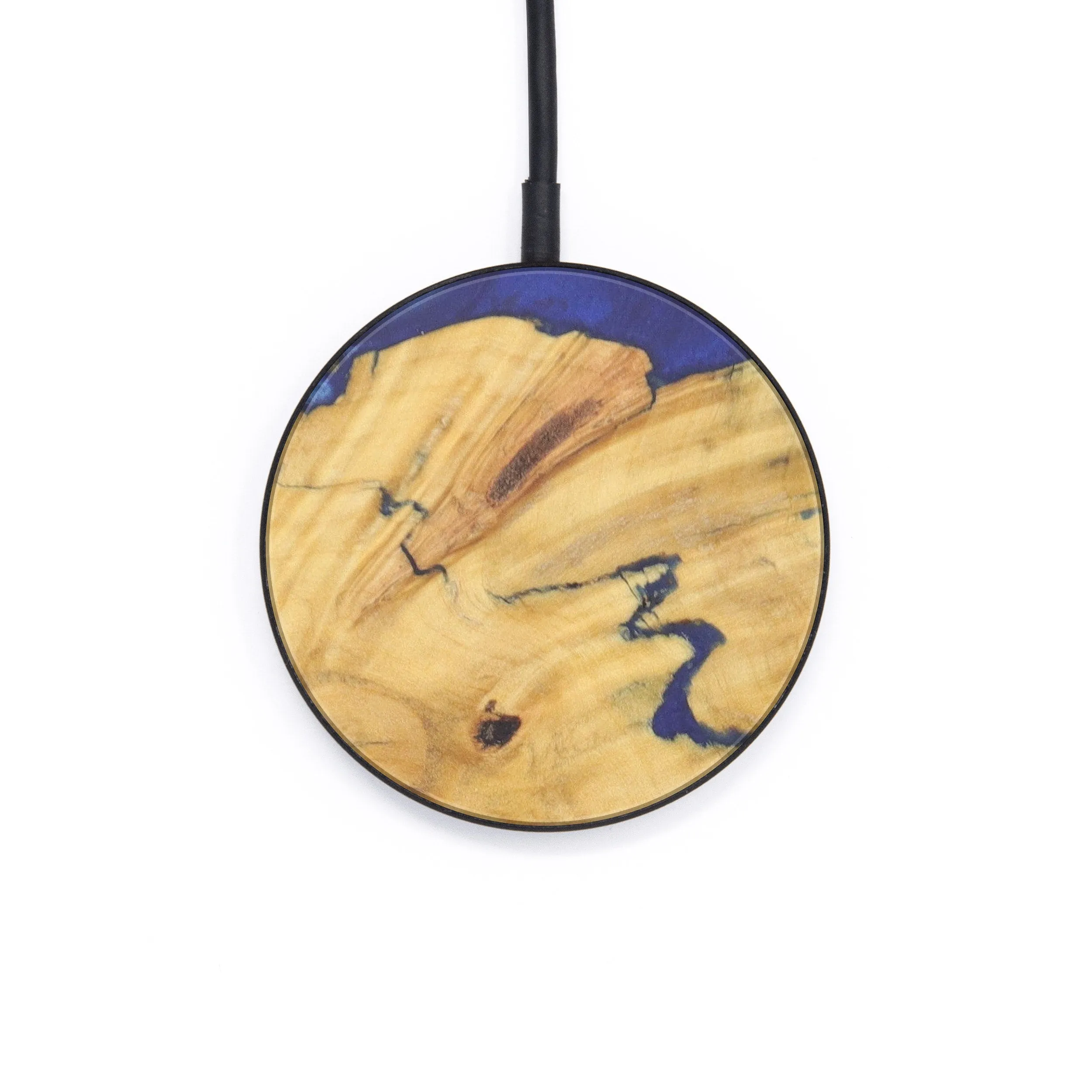 Circle Burl Wood Wireless Charger - Maudie (Buckeye Burl, 609026)