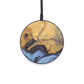 Circle Wood Resin Wireless Charger - Duong (Dark Blue, 606990)