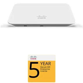 Cisco Meraki MR20 Access Point & 5-Year Enterprise License Kit