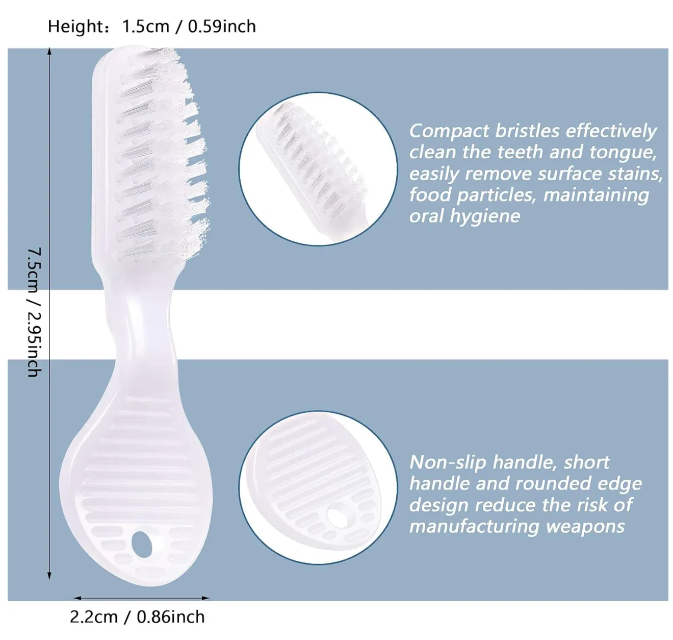 Compact Toothbrush (5 Pack)