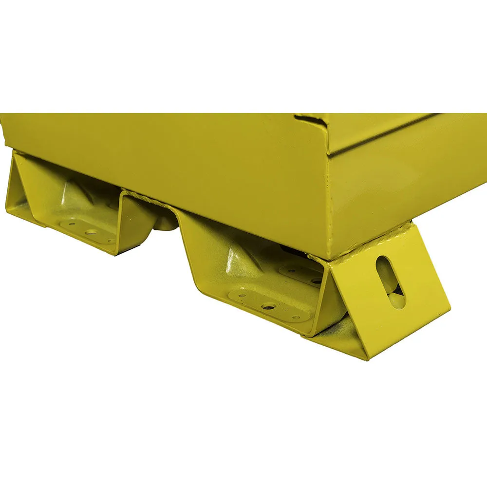 Crescent Jobox 1-759640 90 Gallon Flammable Manual Close Safety Cabinet - Yellow