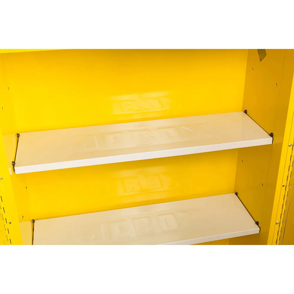 Crescent Jobox 1-759640 90 Gallon Flammable Manual Close Safety Cabinet - Yellow