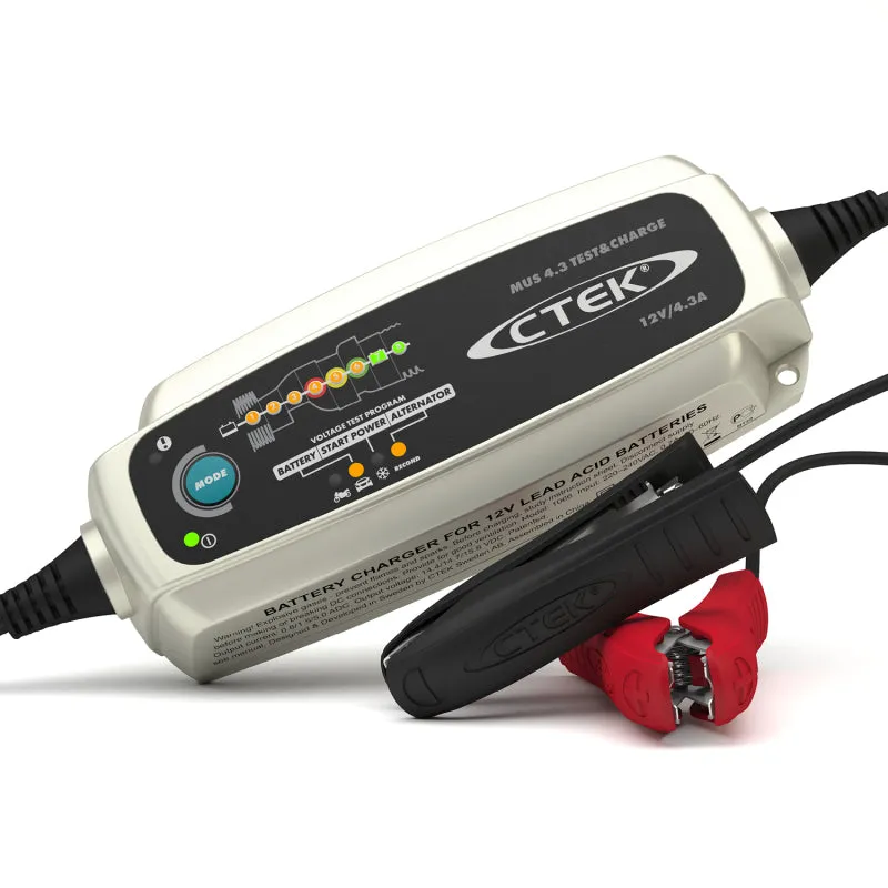 CTEK Battery Charger - MUS 4.3 Test & Charge - 12V