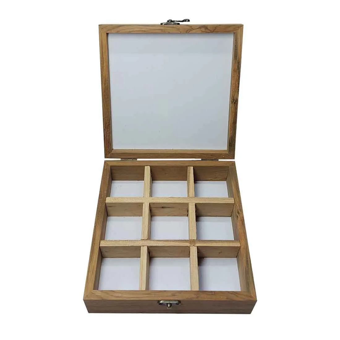 Custom Wooden Jewelry Box Organizer - Diamond