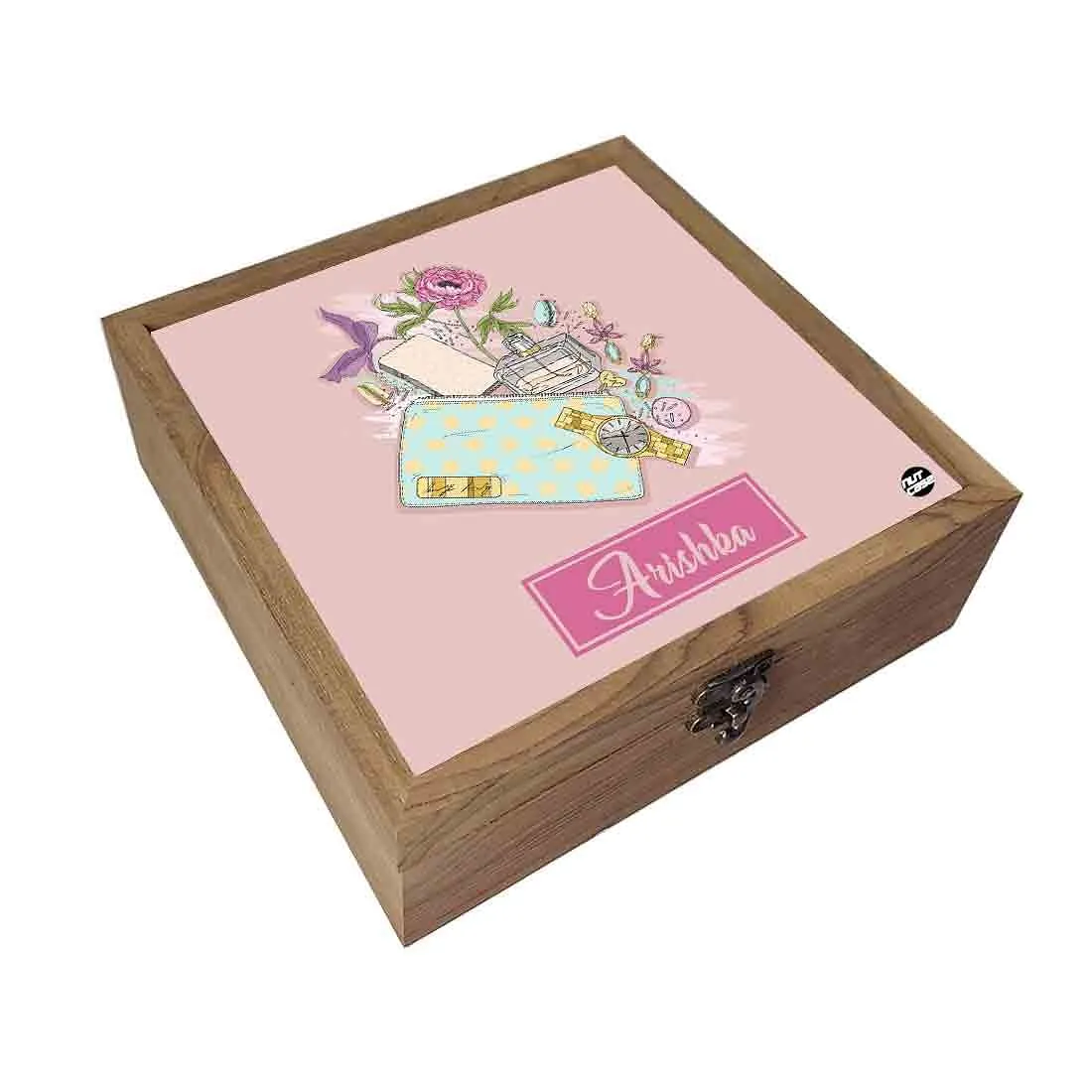 Customized Jewellery and Makeup Box for Girls  - Rose Perfume