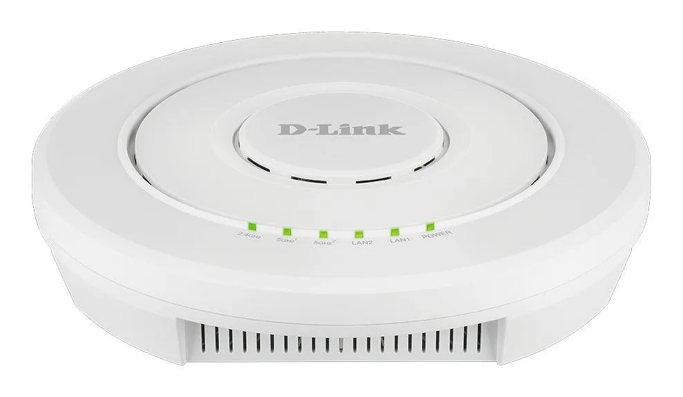 D-LINK DWL-7620AP | AC2200 | 2.4|5 GHz | 2x2 MIMO | 2x 10|100|1000BASE‑T LAN | IEEE 802.11b|g|n|ac | 32 SSIDs | PoE | 205x39 mm (DWL-7620AP)