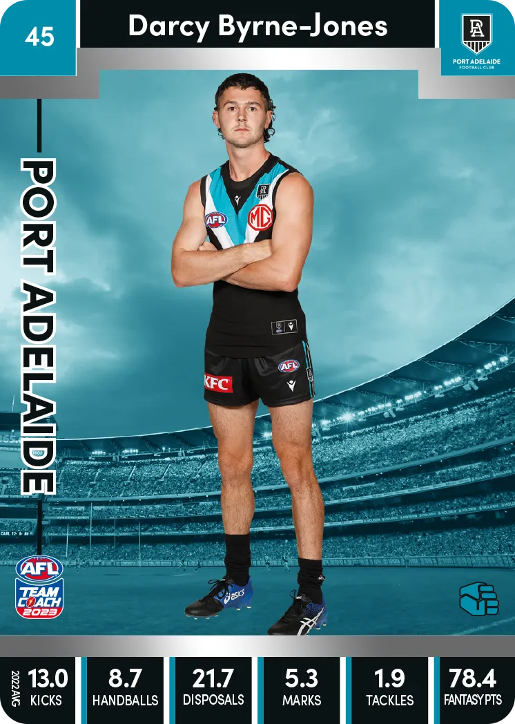 Darcy Byrne-Jones, 45, Silver Parallel, 2023 Teamcoach AFL