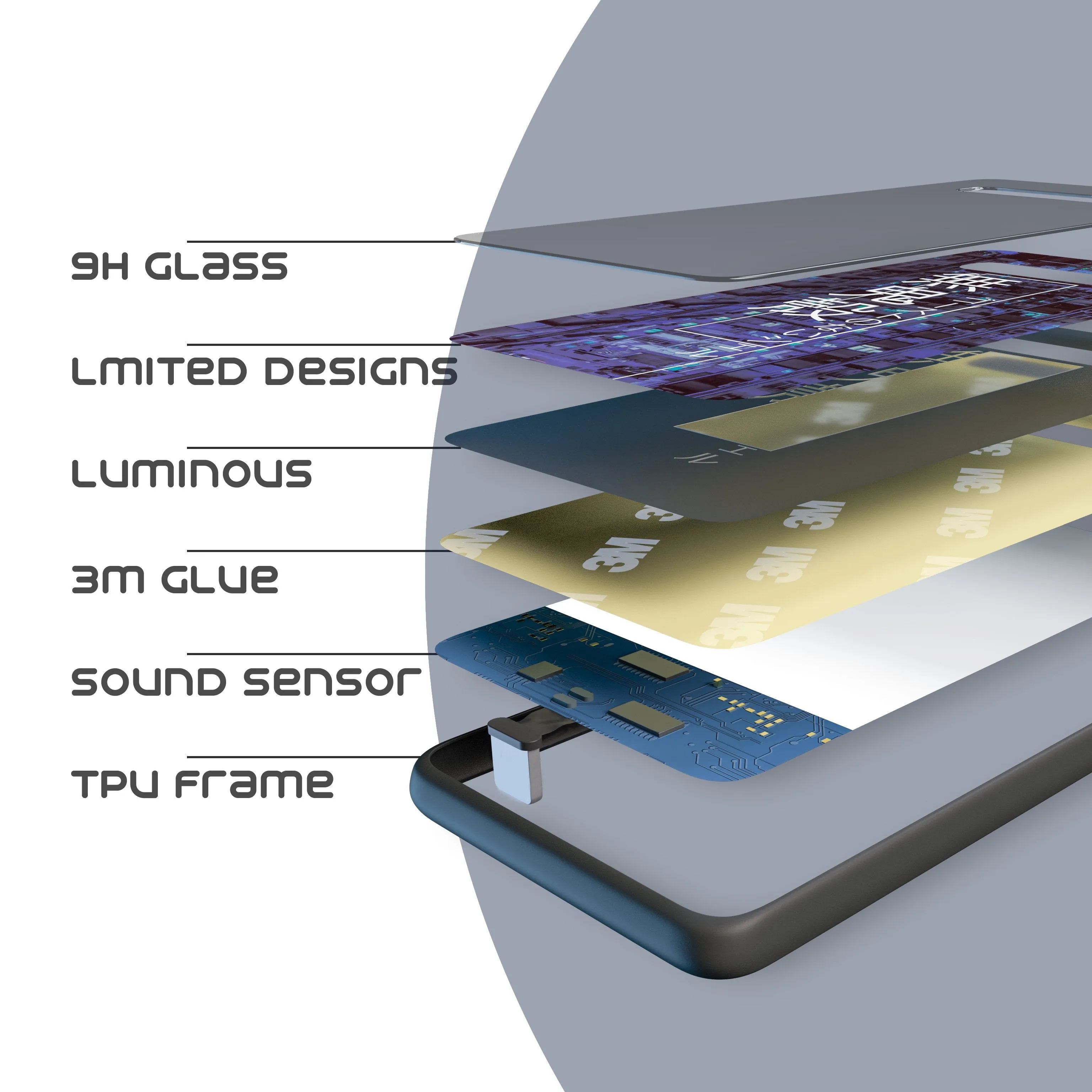 De lorean LED Case for Samsung