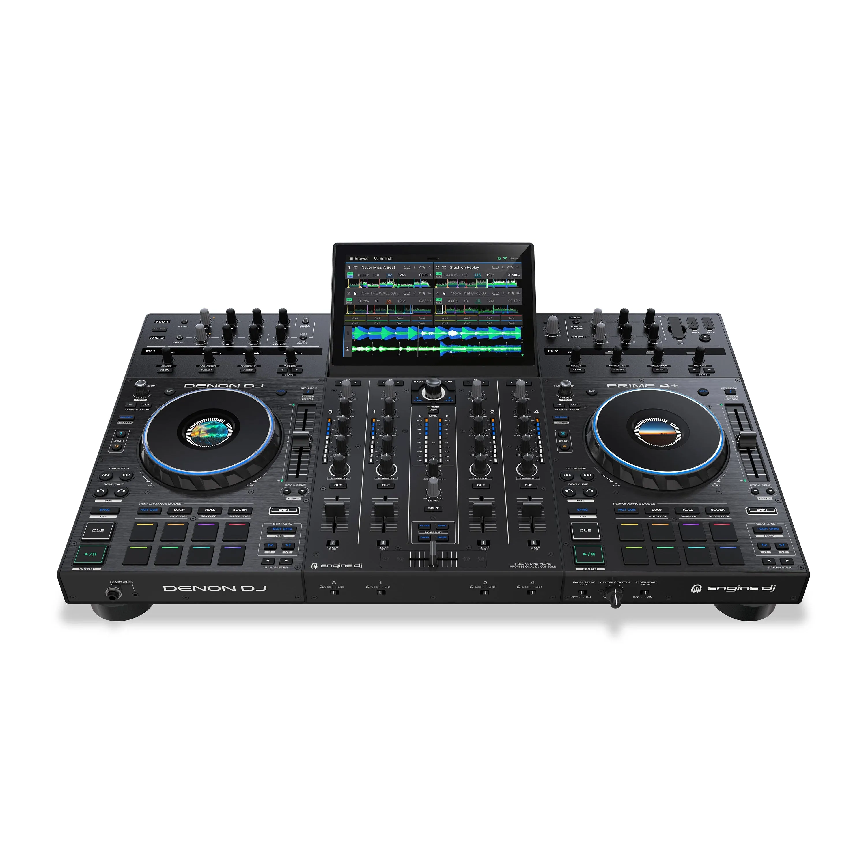 Denon PRIME4  Standalone 4-Deck DJ Media Player and Mixer w/ Stems