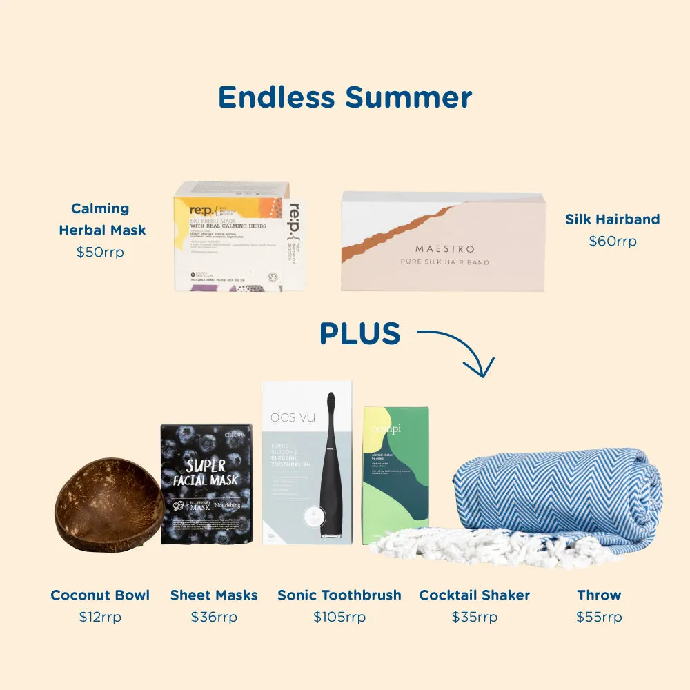 Endless Summer Box Valued over $350