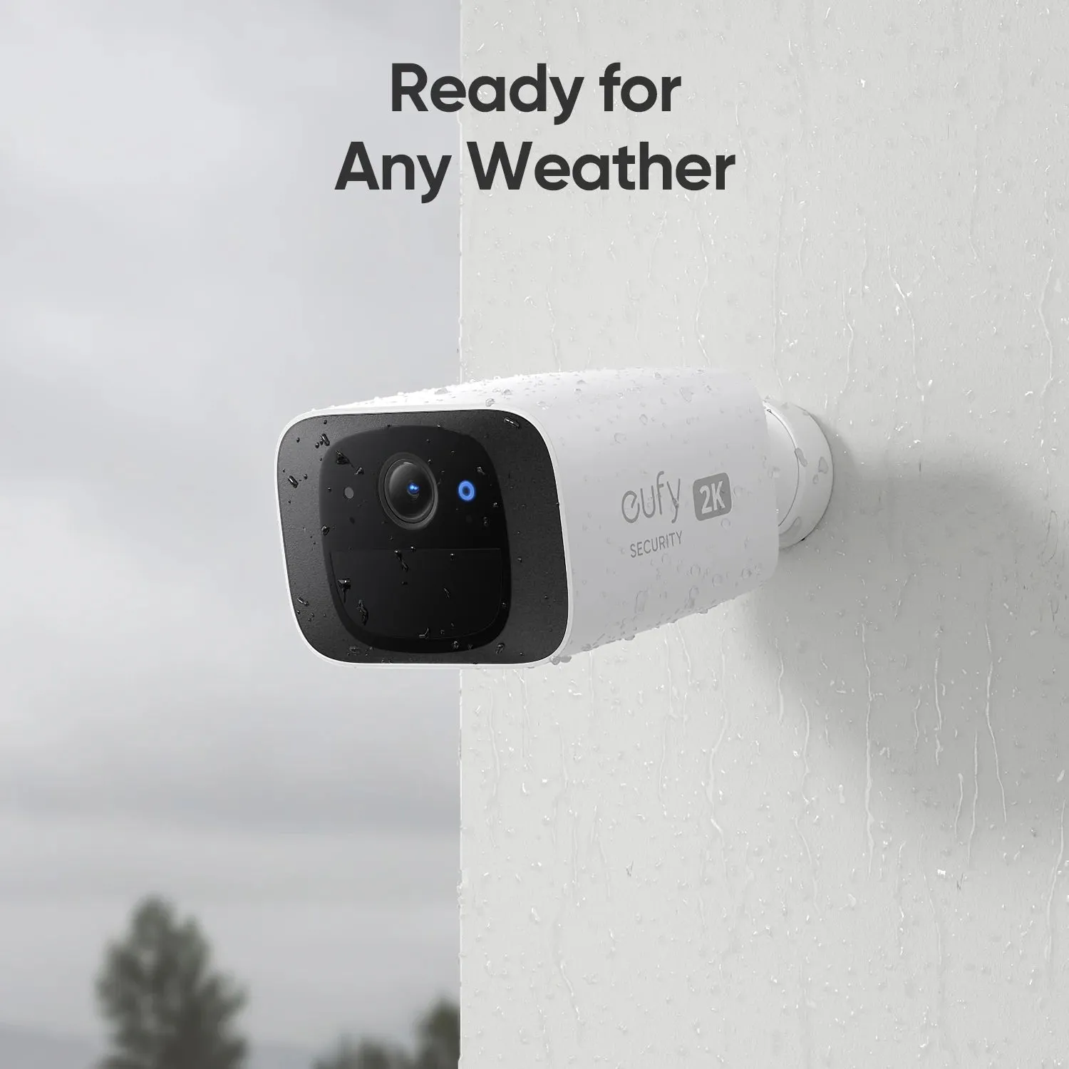 Eufy E8B00123-4 Security SoloCam C210 Wireless 2K Outdoor Camera, 2 Pack White