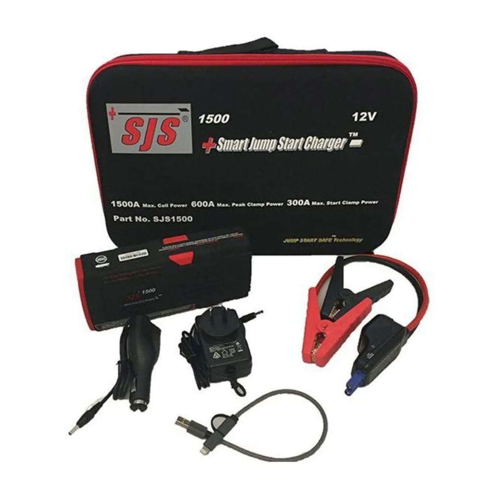 Exelite Smart Jump Start Charger 12V Generation 2 EC5 w/ or w/o Tyre Pump CLA Lighting - PL-SJS1500, PL-SJS1500TP