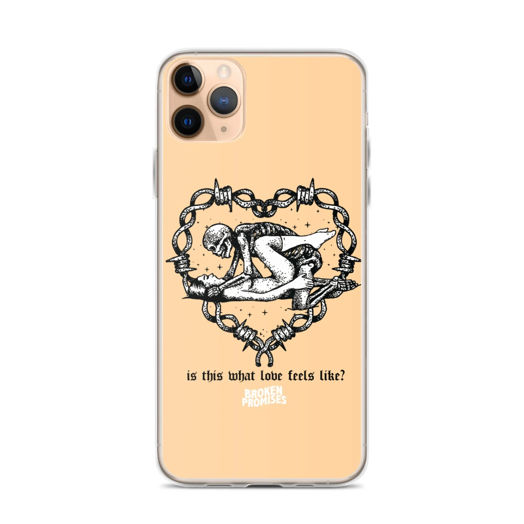 Feels Peach iPhone Case