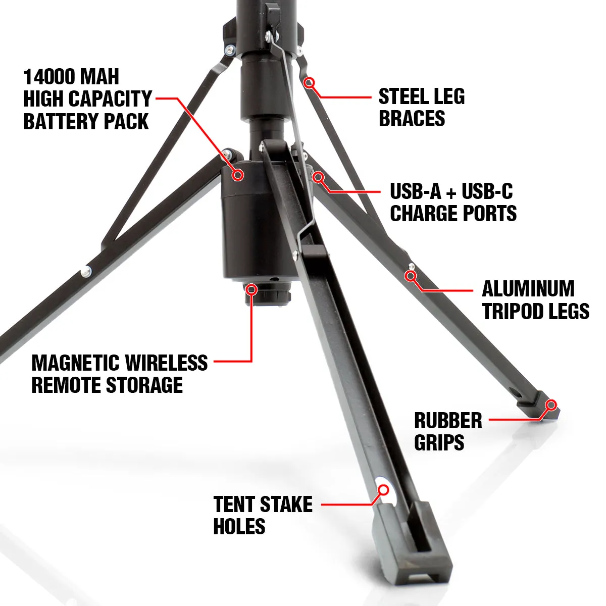 FLi OVER-LANDER 10' Telescoping Light with Wireless Remote