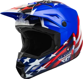 Fly Racing Kinetic Patriot Helmet (Youth Large)