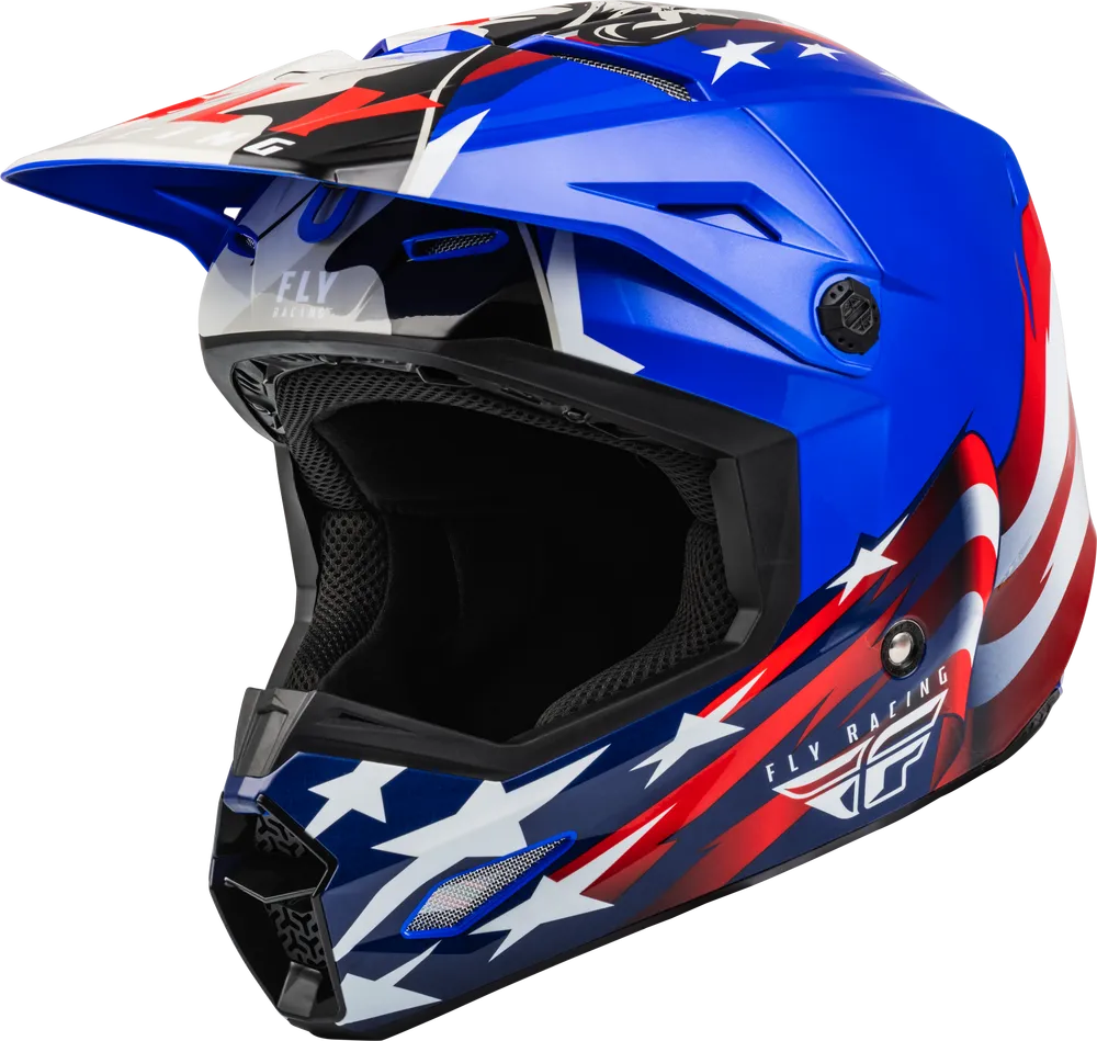 Fly Racing Kinetic Patriot Helmet (Youth Large)