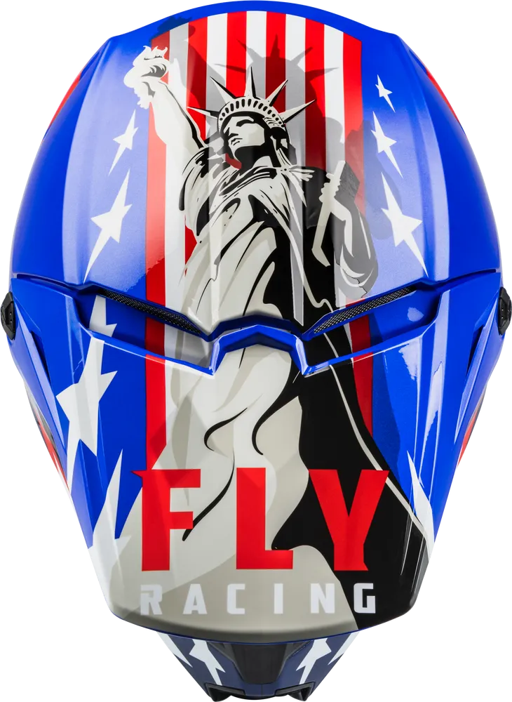 Fly Racing Kinetic Patriot Helmet (Youth Large)