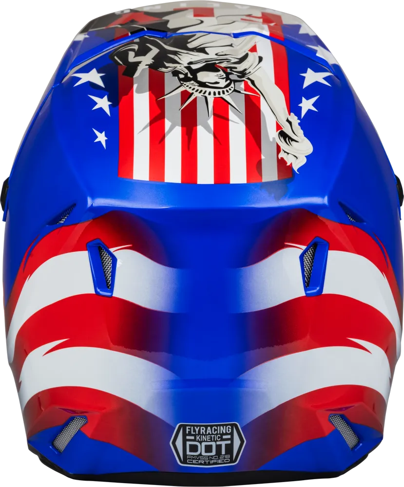 Fly Racing Kinetic Patriot Helmet (Youth Large)