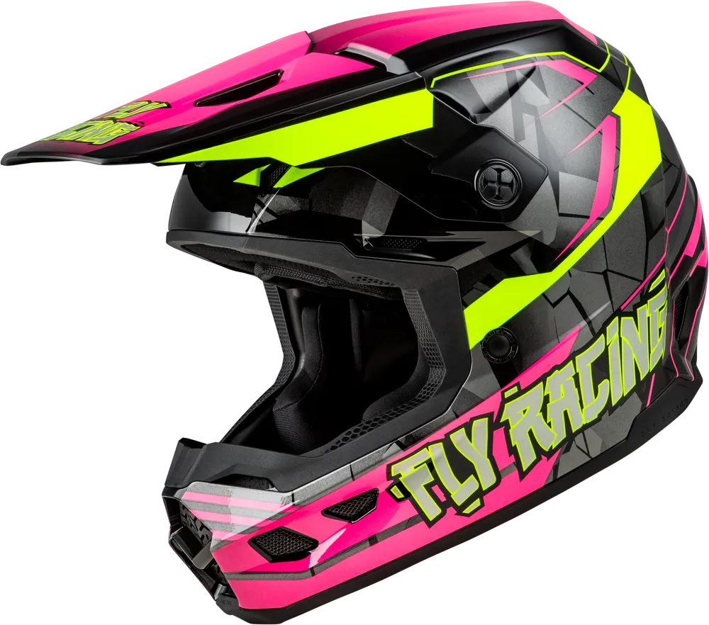 Fly Racing Youth Kinetic Scorched Offroad Helmet