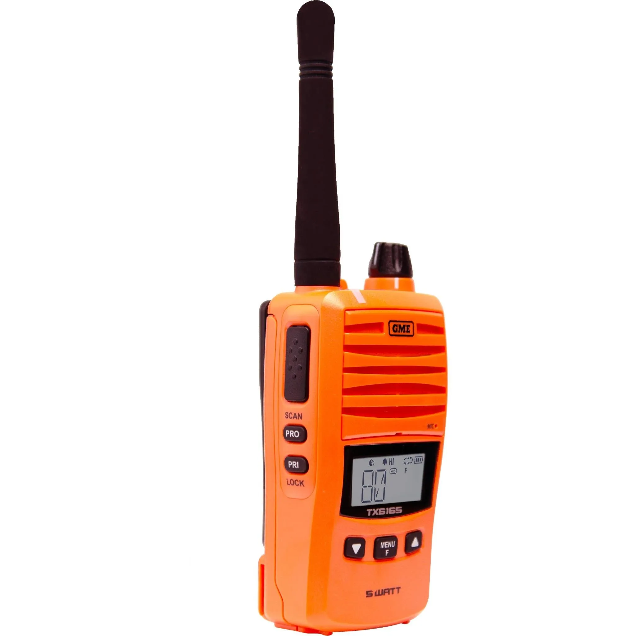 GME TX6165XO 5/1 Watt UHF CB Handheld Radio (Orange)