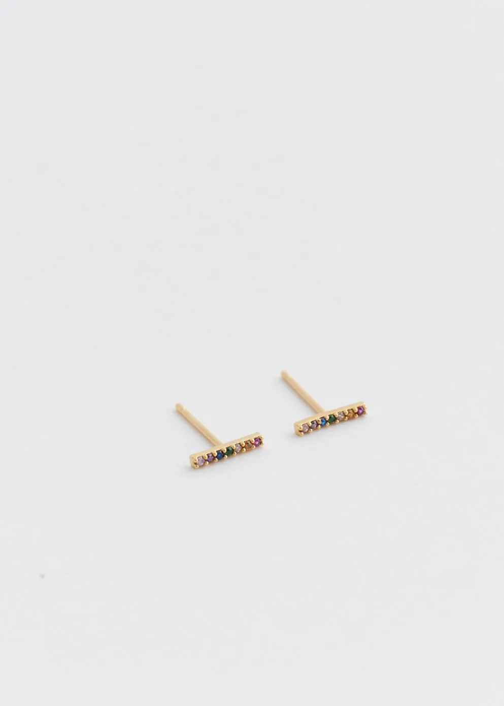 Gold-Plated Stud Earrings