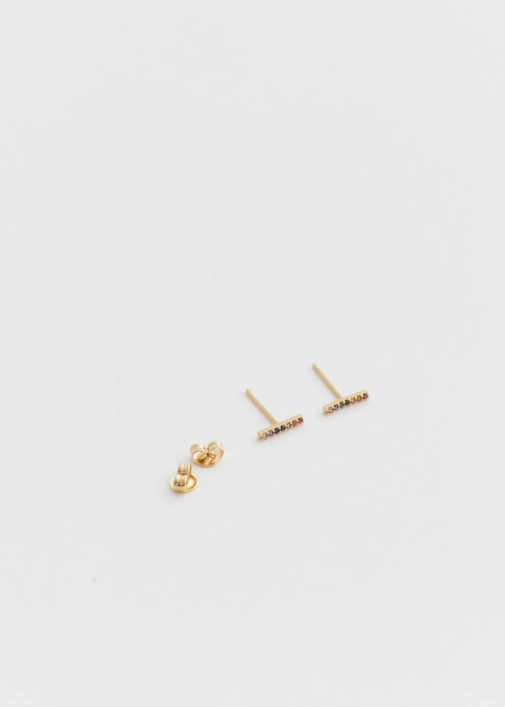 Gold-Plated Stud Earrings