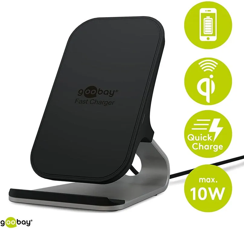 Goobay Wireless Desktop fast charger 10 W, belaidis stalinis įkroviklis