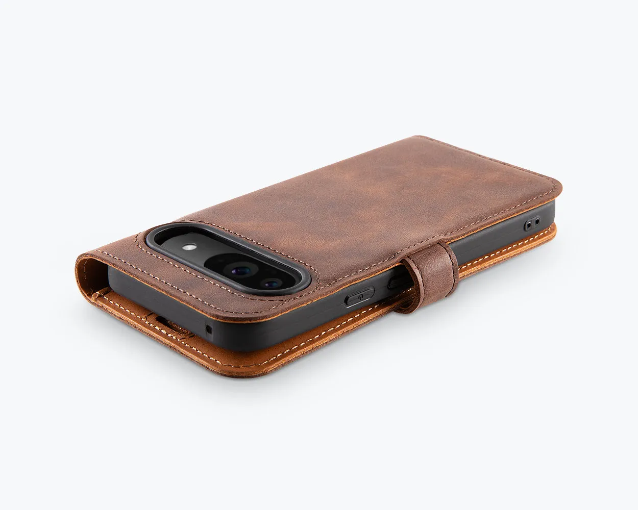 Google Pixel 9 Pro XL - Vintage Leather Wallet