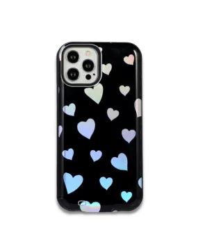 Holo Hearts Battery Case