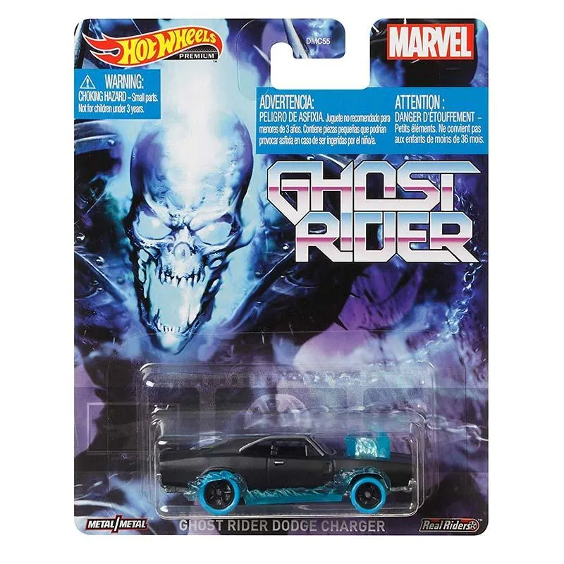 Hot Wheels Premium Ghost Rider Dodge Charger Model Car