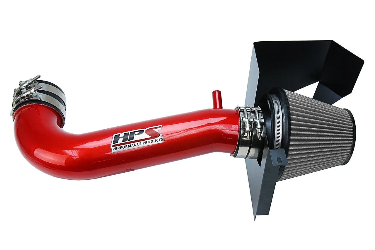 HPS Short Ram Air Intake 827-600R Dodge Charger 2011-17 Red