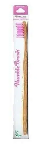 HUMBLE Bamboo toothbrush violet soft x 1 piece