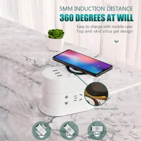 Intelligent Wireless Charging Multifunctional Socket