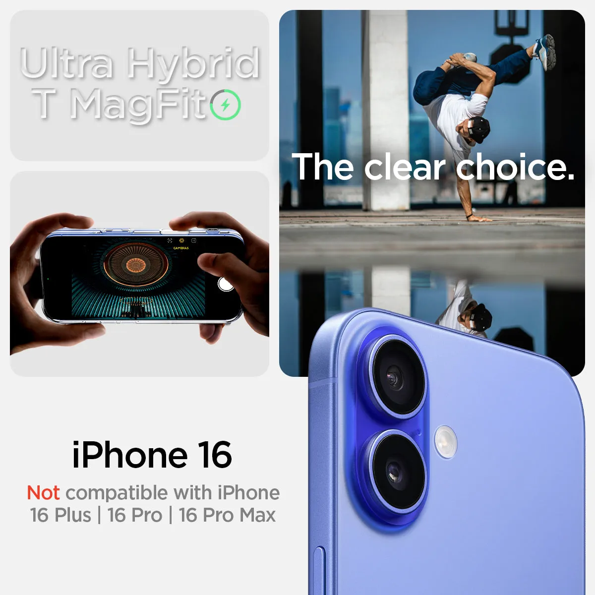 iPhone 16 Series - Ultra Hybrid T (MagFit   Camera Control)