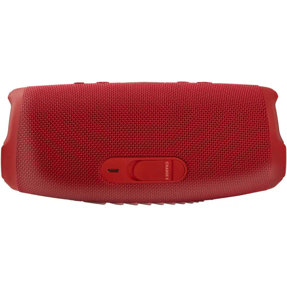 JBL Charge 5 Portable Waterproof Bluetooth Speaker with Powerbank (Red)  10 Inches Case