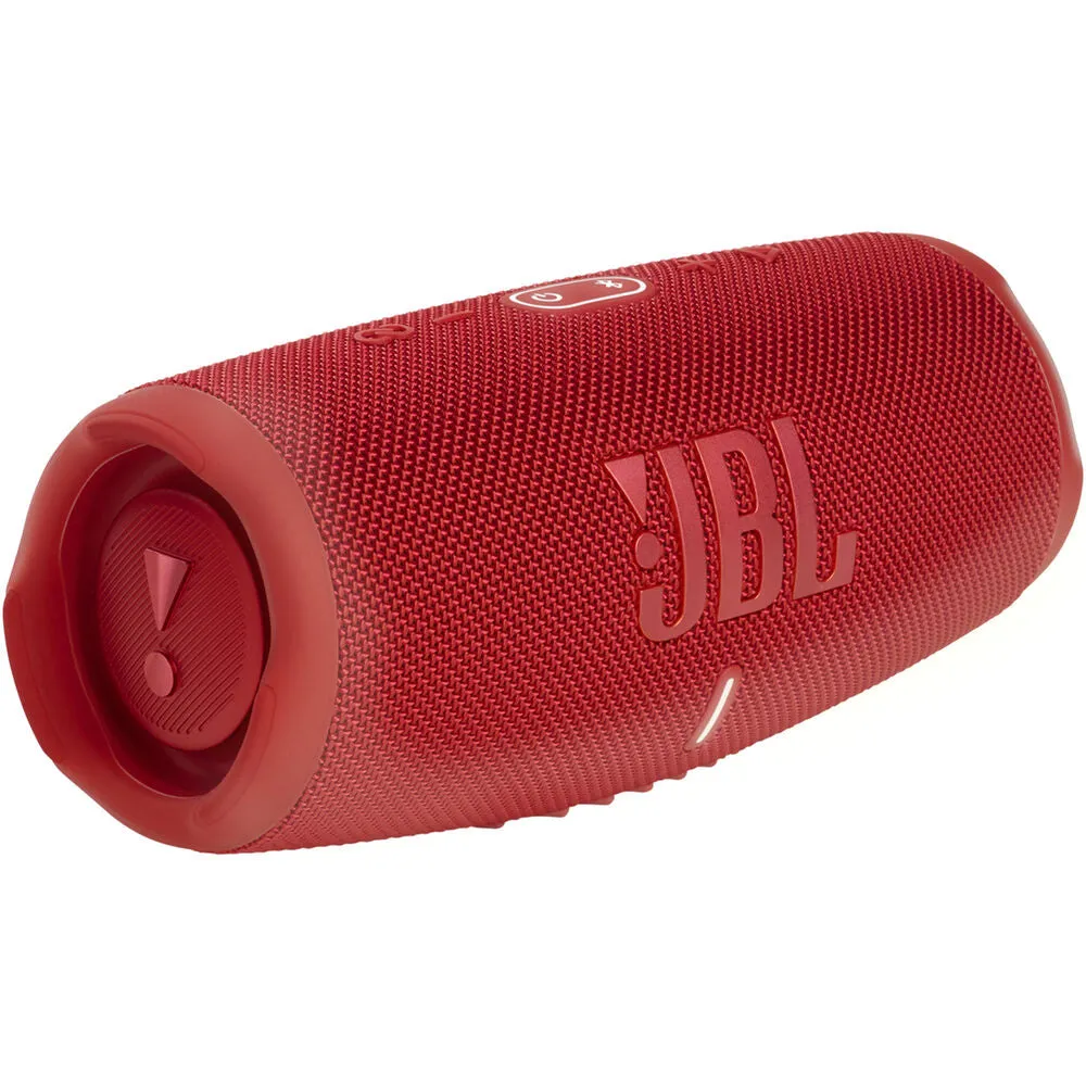 JBL Charge 5 Portable Waterproof Bluetooth Speaker with Powerbank (Red)  10 Inches Case