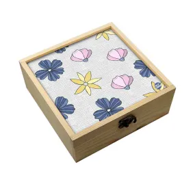 Jewellery Box Wooden Jewelry Organizer -  Flower Petals