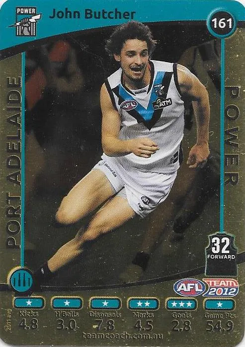 John Butcher, Gold, 2012 Teamcoach AFL