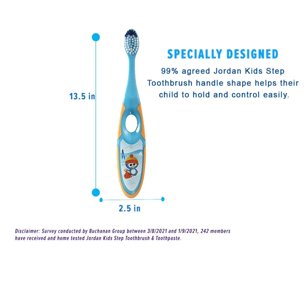 Jordan Kids Step 2 Toothbrush (3-5yrs) (Random Colour Pick)