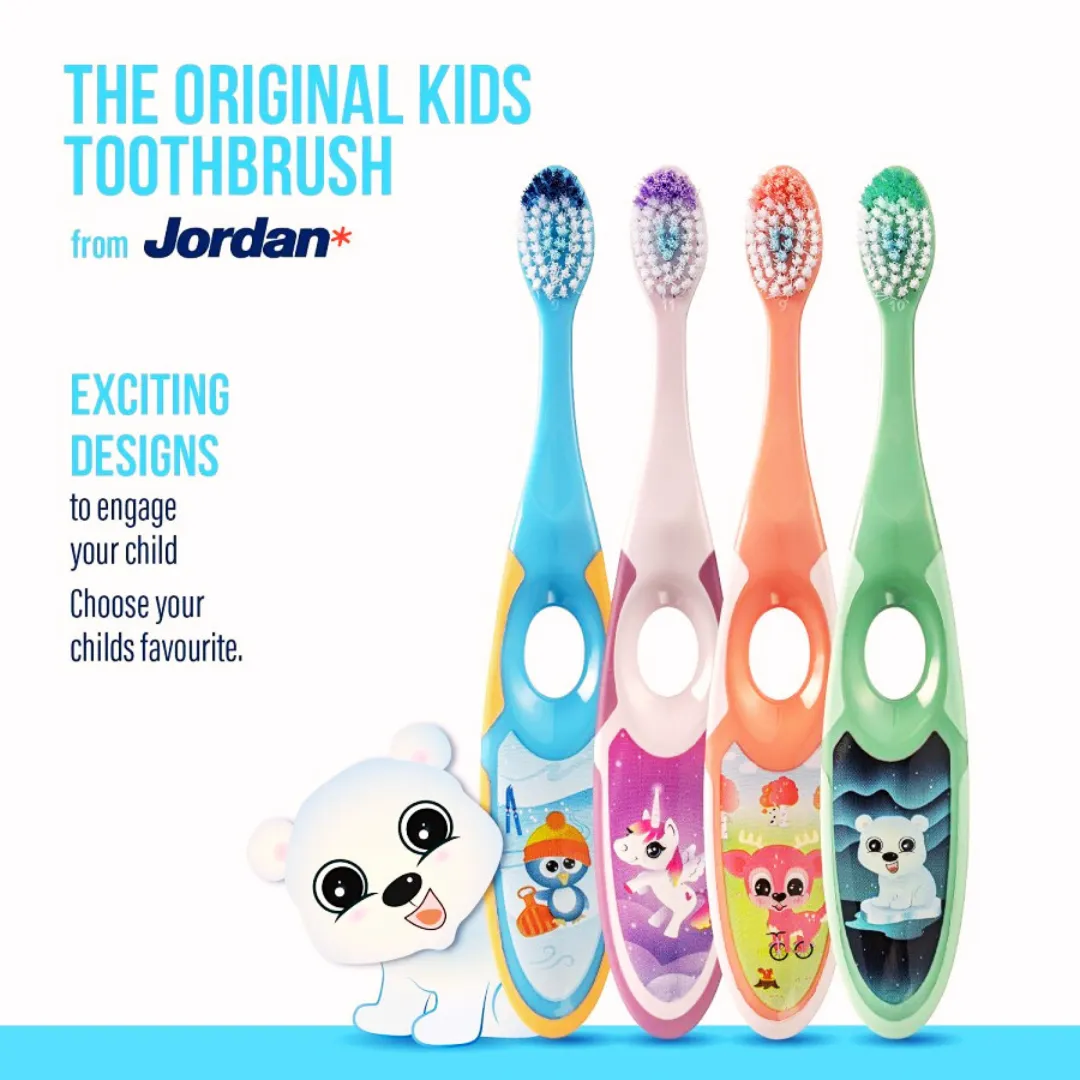 Jordan Kids Step 2 Toothbrush (3-5yrs) (Random Colour Pick)