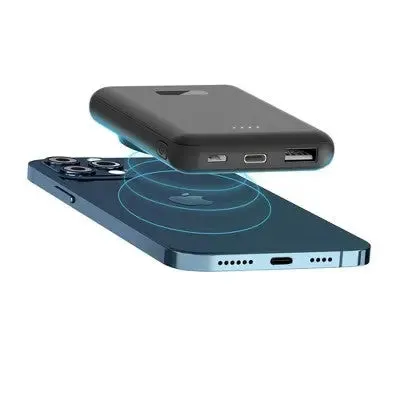 Just Wireless 5000mAh Dual Port Portable Power Bank - Black