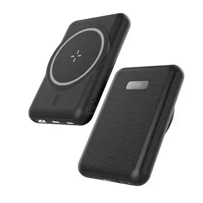 Just Wireless 5000mAh Dual Port Portable Power Bank - Black