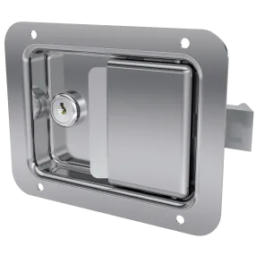 Key lockable Stainless Steel Paddle Latch with CH501 Key