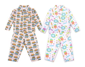 Kids Pajama Set Combo of 2-Breakfast Club-Sweet Tooth