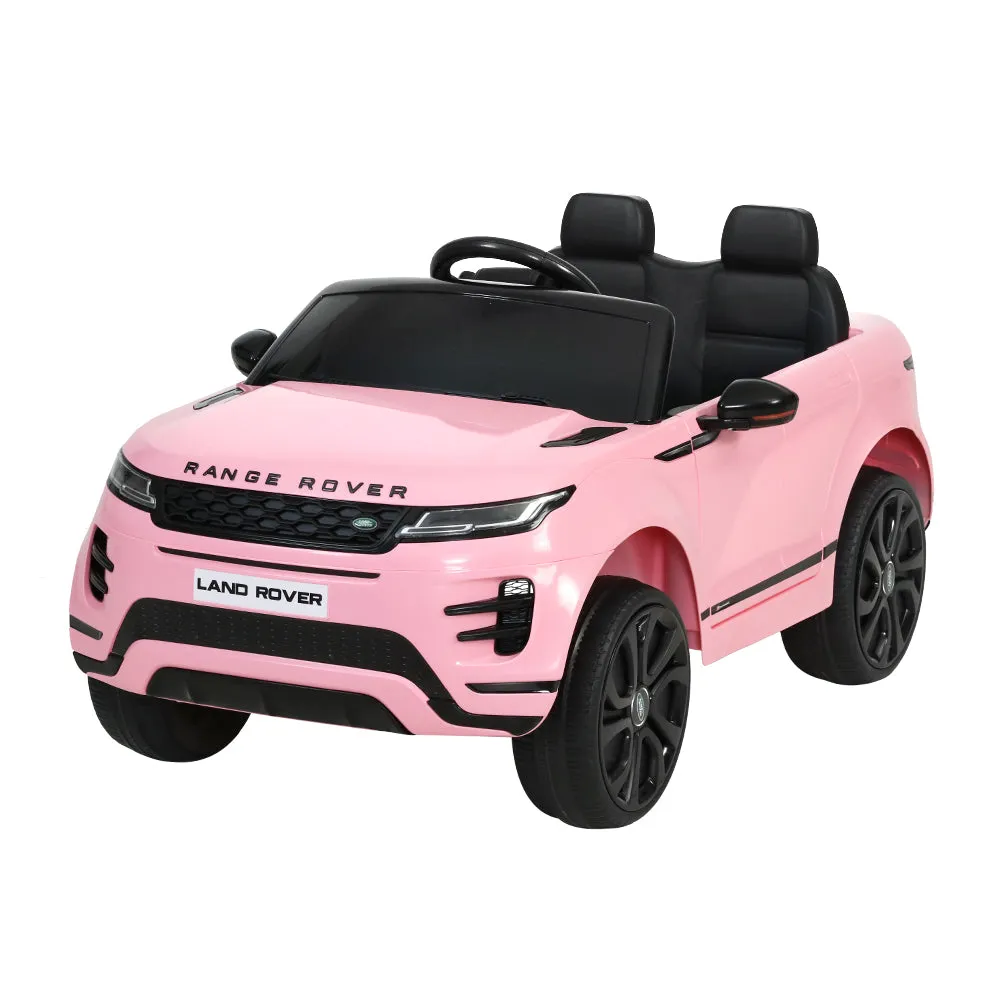 Kids Ride on Car Licensed Land Rover 12V Electric Car Toys Battery Remote - Pink